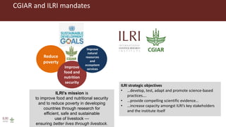 One Health research at ILRI to address neglected tropical diseases, zoonoses and emerging infectious diseases in Southeast Asia