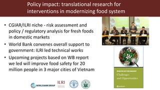 One Health research at ILRI to address neglected tropical diseases, zoonoses and emerging infectious diseases in Southeast Asia