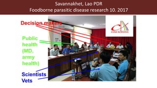 One Health research at ILRI to address neglected tropical diseases, zoonoses and emerging infectious diseases in Southeast Asia