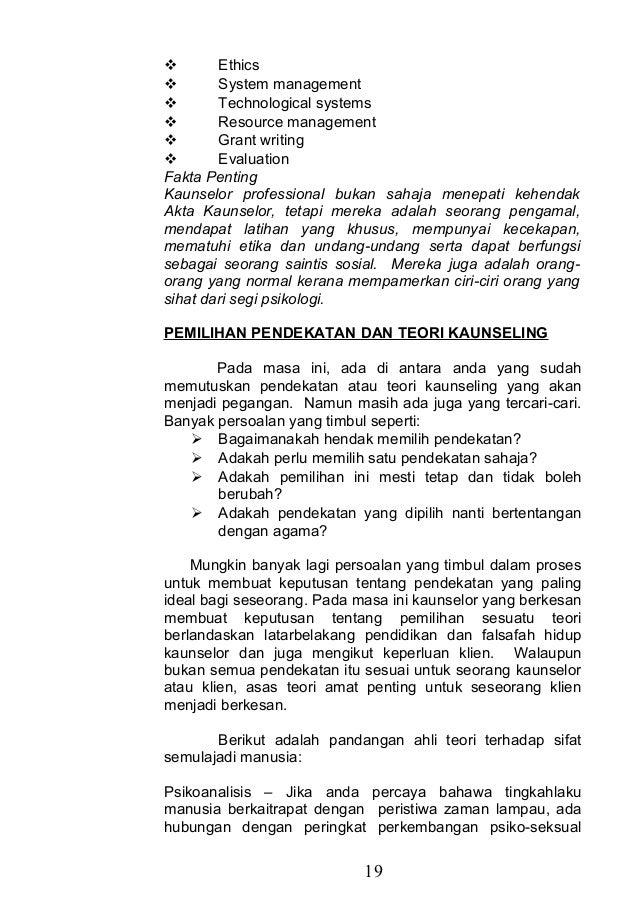 Wz Manual Kaunselor