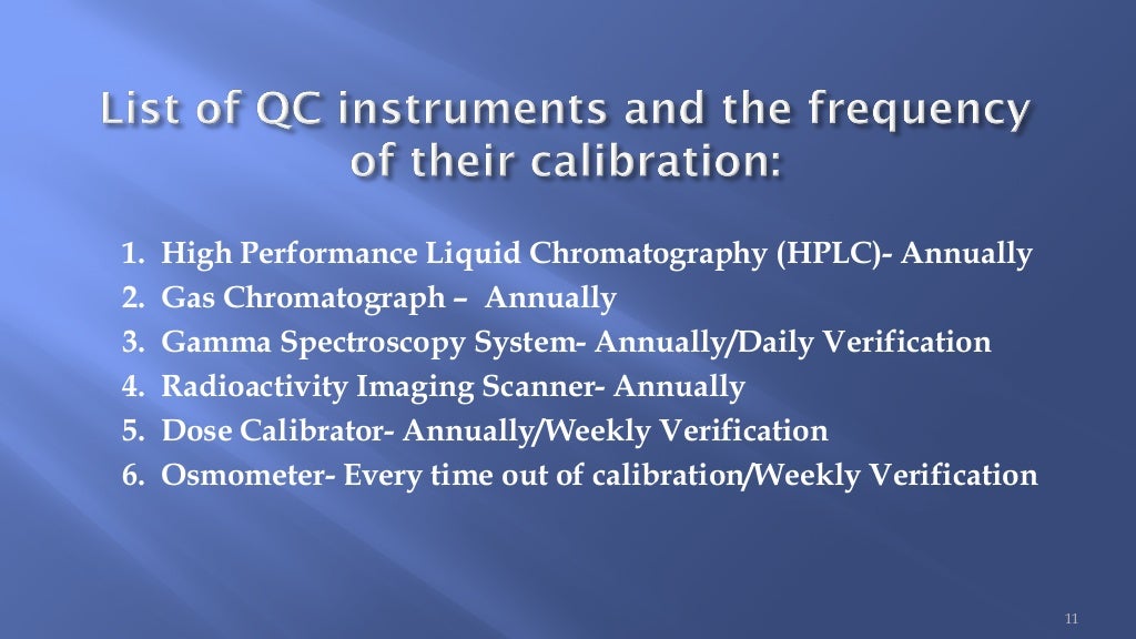 PET Calibration of QC Instruments for PET Radiopharmaceuticals Test…