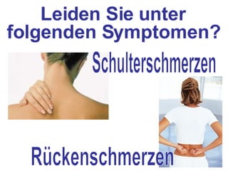 Dann sollten wir    Sie untersuchen! Denn oft liegt im Mund- und Kieferbereich. die Ursache 