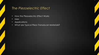 sensors basic types, their working principle and applications | PPT