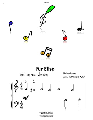 Fur elise-with-letters | PDF