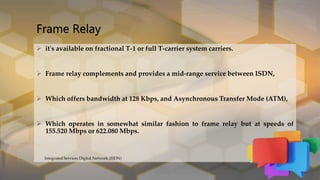 X.25 and frame relay | PPTX