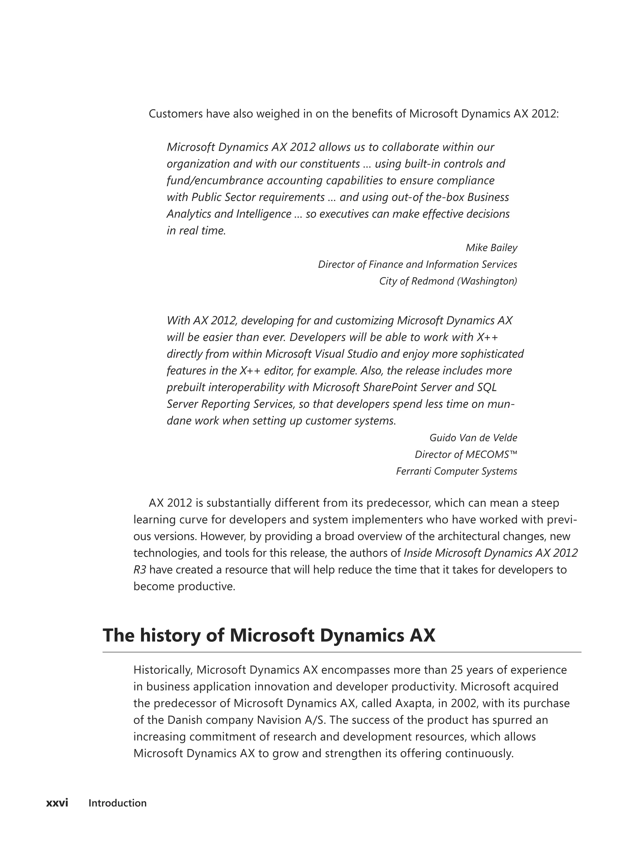 Dynamics AX/ X++ | PDF