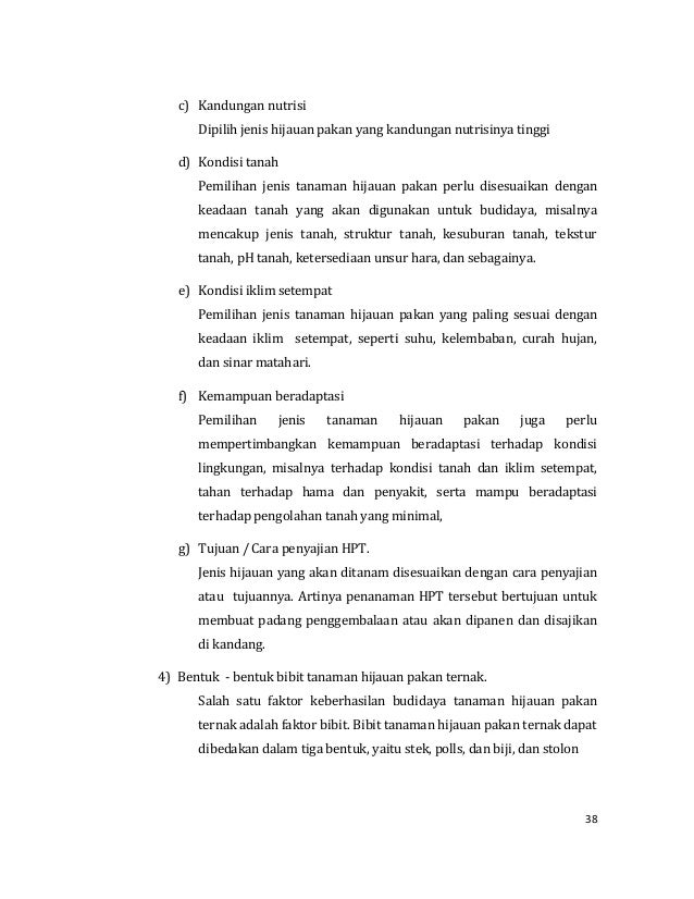 Sebutkan Isi Dari Panca Usaha Tani Hal