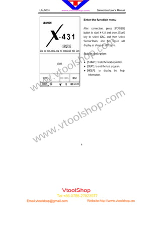 X 431-sensorbox-users-manual | PDF