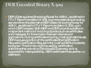X 509 Certificates How And Why In Vb.Net