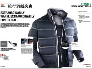 旅行羽绒夹克
 