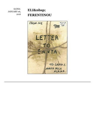 ΕΛΊΝΑ	
JANUARY	06,
2016
ELI&nbsp;
FERENTINOU
 