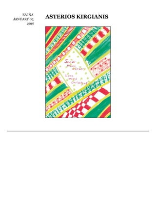 ΕΛΊΝΑ	
JANUARY	07,
2016
ASTERIOS	KIRGIANIS
 