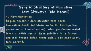 Teks Class Structure Comprehensive Guide to Narrative Text for English Class X Students | PDF