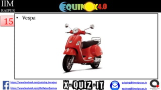 15

• Vespa

 