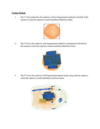 X ray auto detection of explosives with fragmentation | PDF
