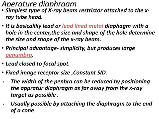 X ray beam rest | PPTX
