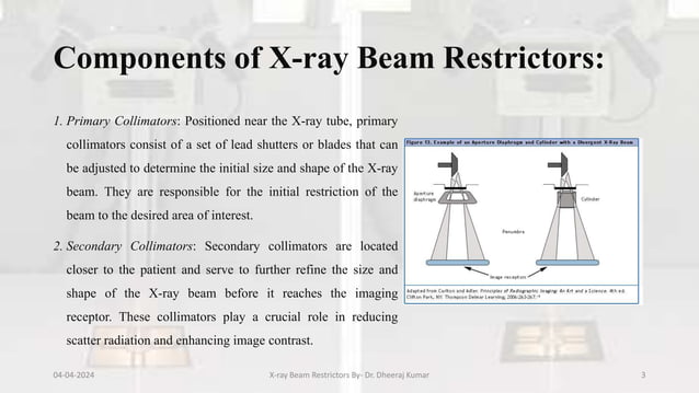 X-Ray Beam Restrictors/Beam Modifying devices.pptx | Medical Tests ...