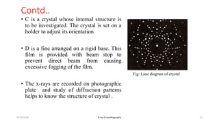 X ray crystallography