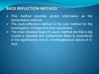 X-ray crystallography.pptxhgdutdysiliy55w5s | PPTX