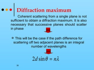 X ray diff lecture 3 | PPT