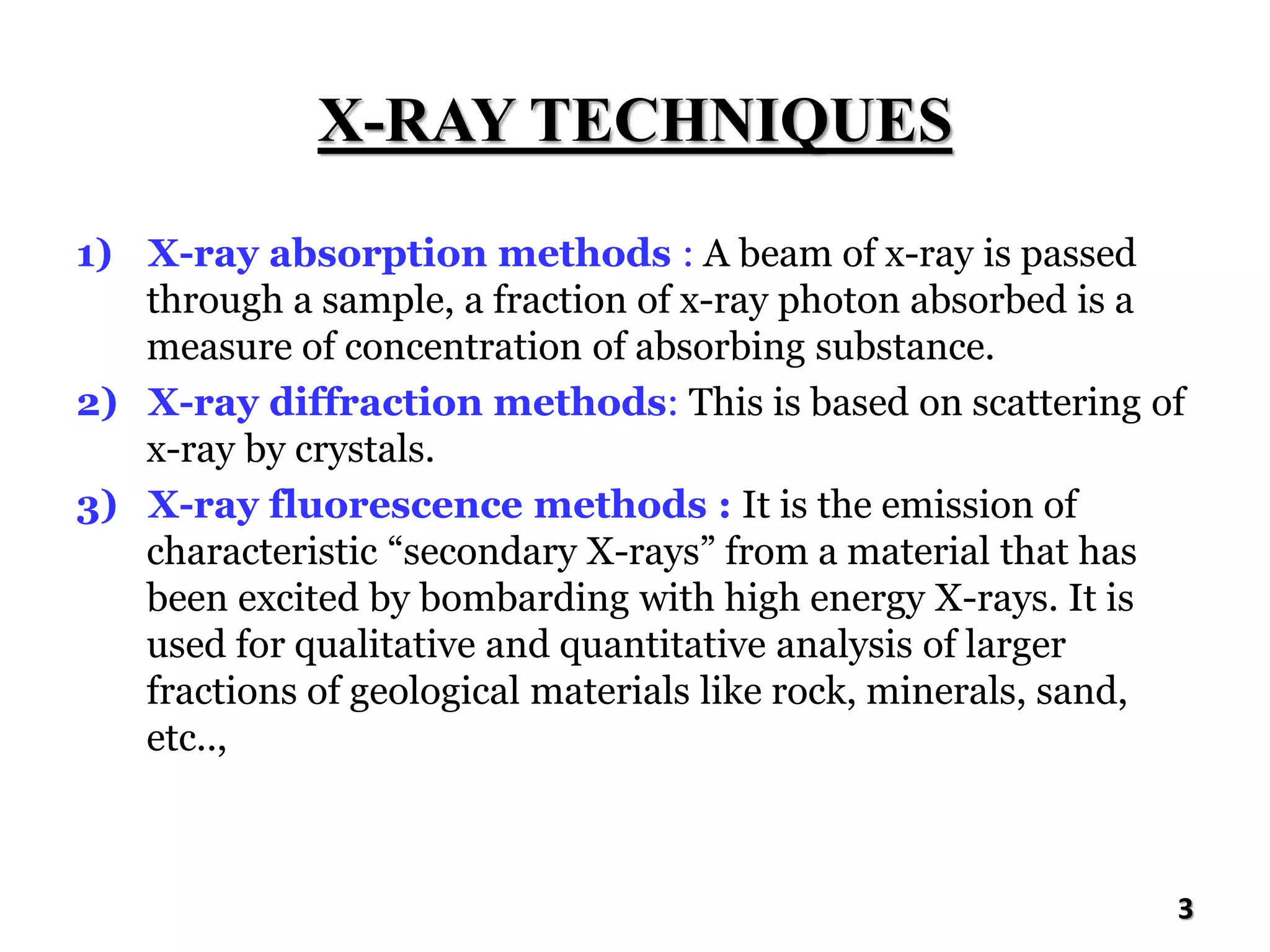 X ray diffraction ppt | PPTX