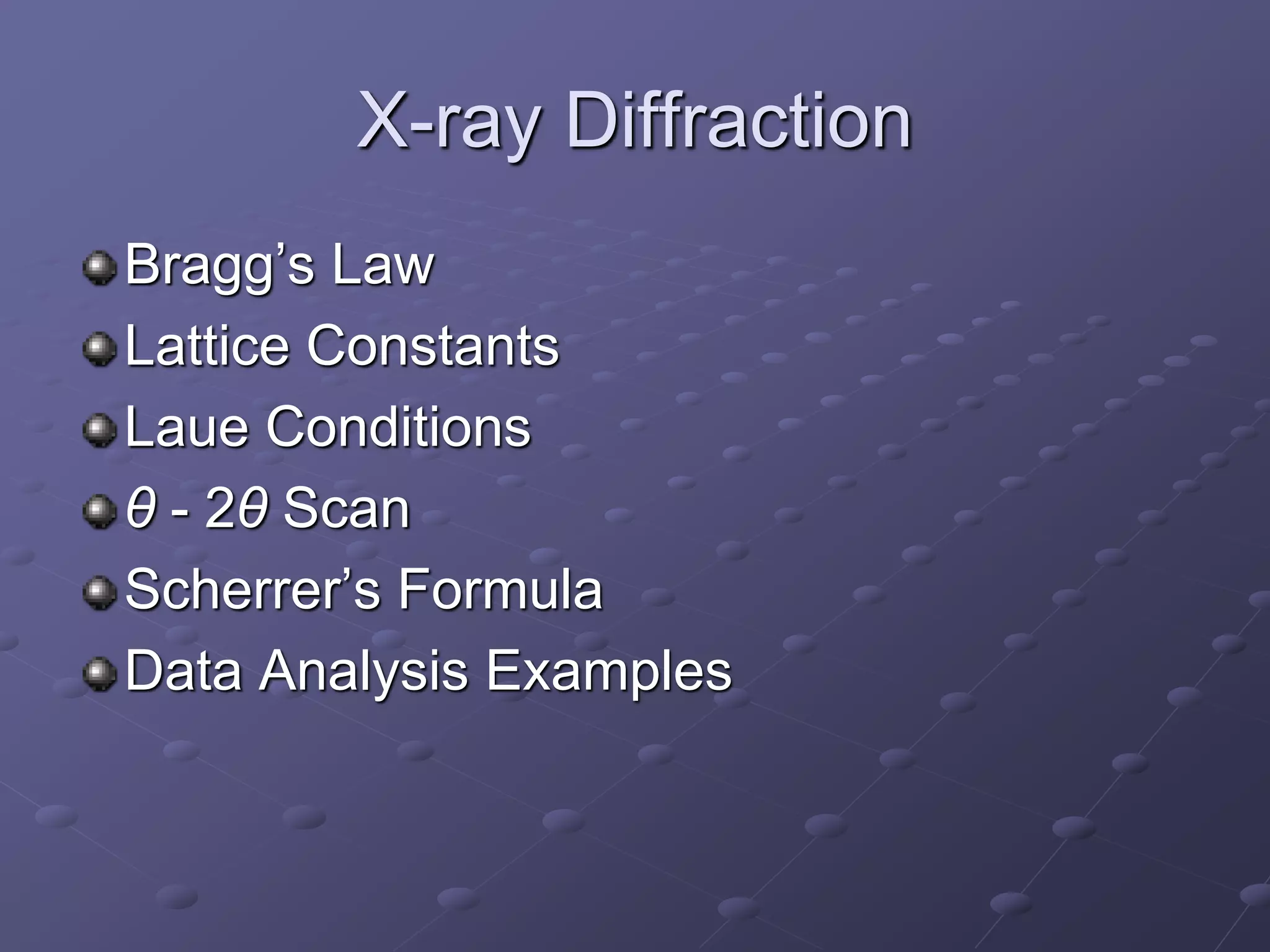 X-ray_Diffraction.ppt