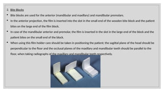 X-ray film & Accessories in dentistry.. | PPTX