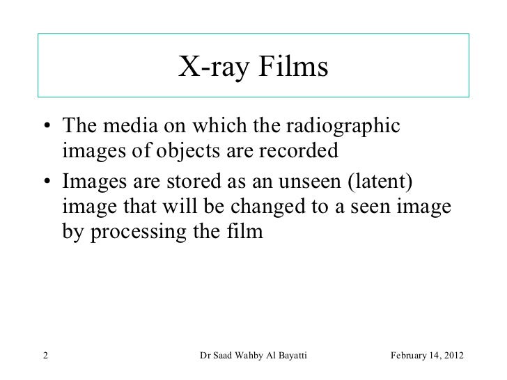 X ray films