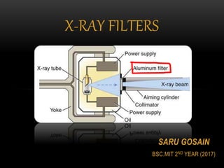 SARU GOSAIN
BSC.MIT 2ND YEAR (2017)
X-RAY FILTERS
 