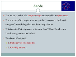 Anode Rxn Example X ray machine- ppt | PPTX