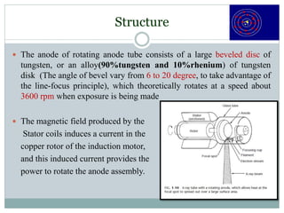 Rotating Anode Structure X ray machine- ppt | PPTX
