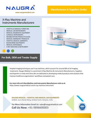 X-Ray Machine and Instruments Manufacturers