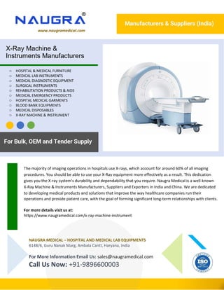 X-Ray Machine & Instruments Manufacturers.pdf