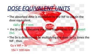 Comprehensive Overview of Radiation Units and Measurements in Medical ...