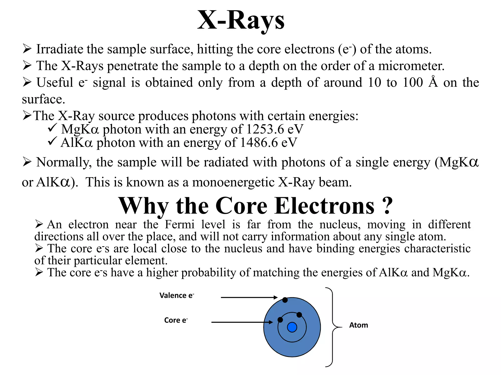 X ray photoelectron spectroscopy (xps) | PDF