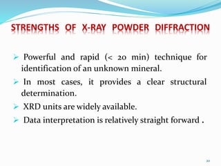 X ray powder diffraction | PPTX