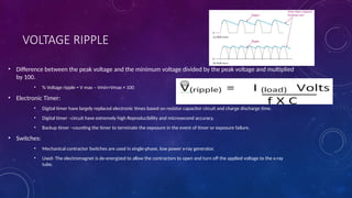 Maximum Ripple Voltage X-RAY PHYSICS AND IT'S PROPERTIES & FUNDAMENTALS FOR RADIOLOGY ...