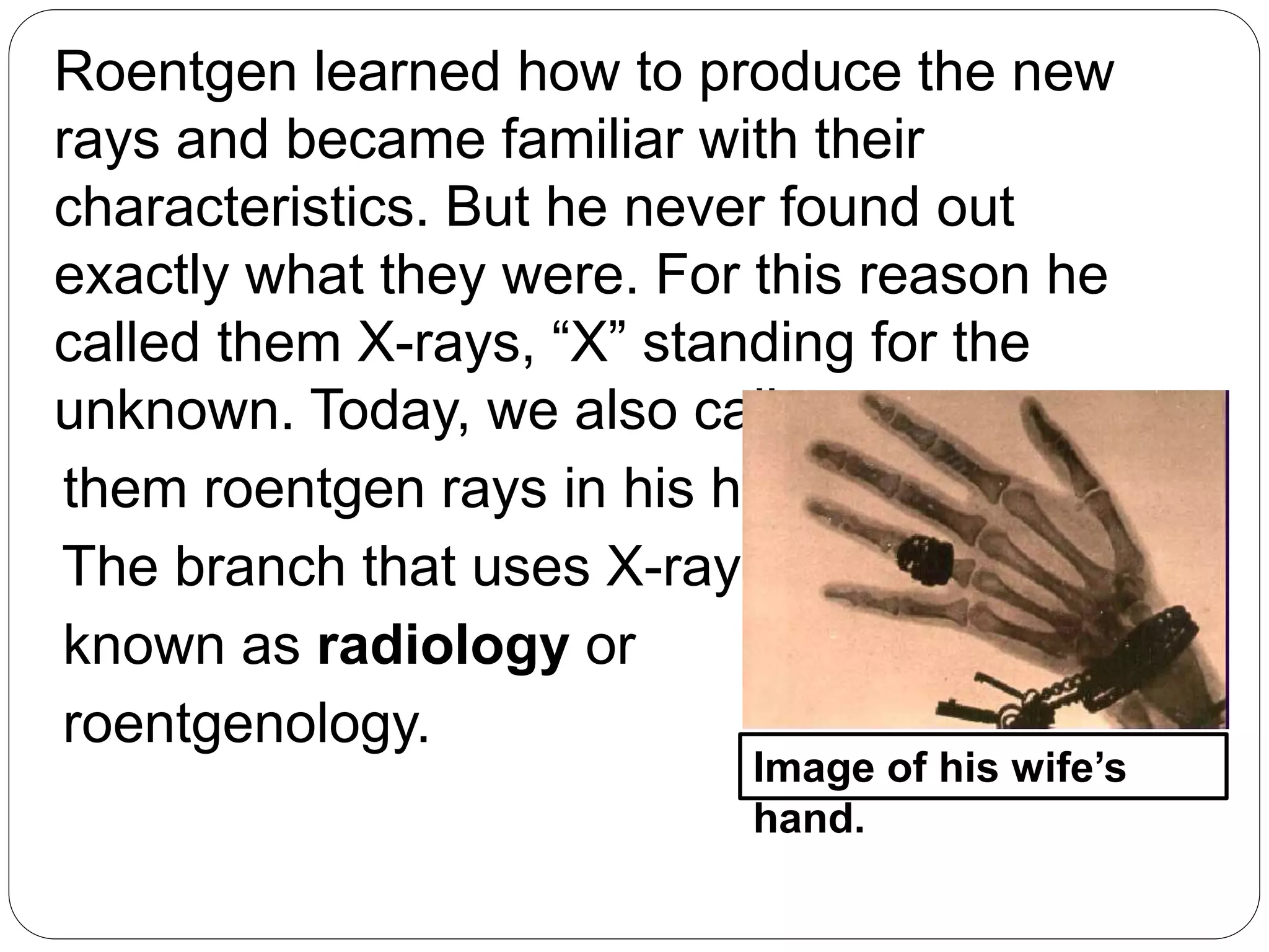 X-RAYS | PPT
