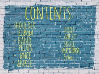 X-Rays with well labelled parts