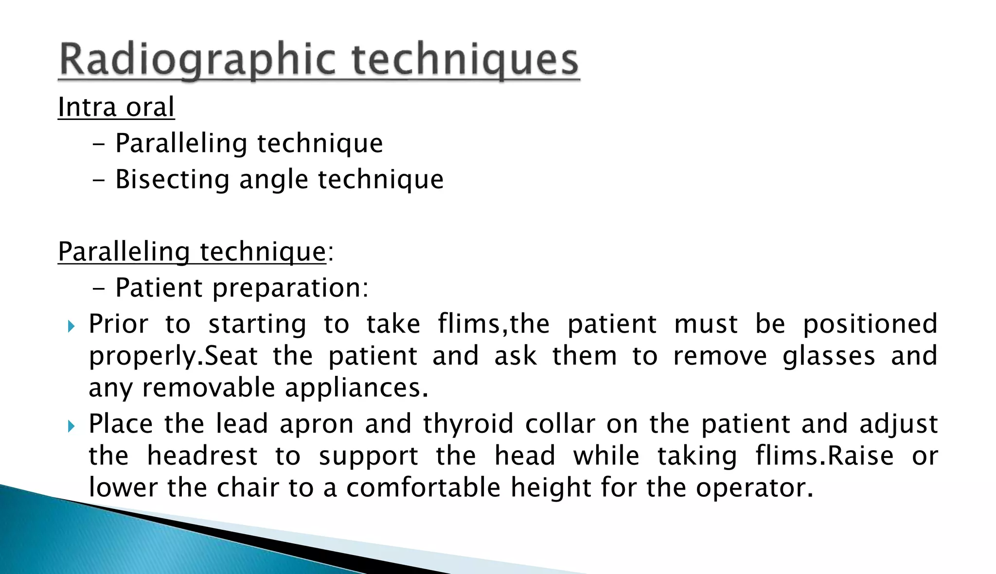 X ray techniques and interpretations | PPTX