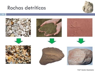 Rochas detríticas
18
Profª: Sandra Nascimento
 