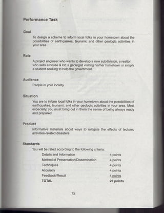 X science 1st grading module 