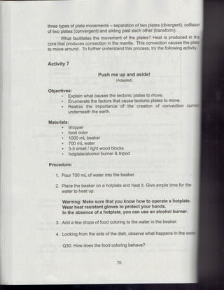 X science !st grading