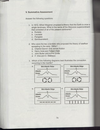 X science !st grading