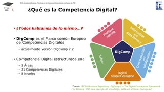 Implantación de DigComp. Primeros pasos | PPTX