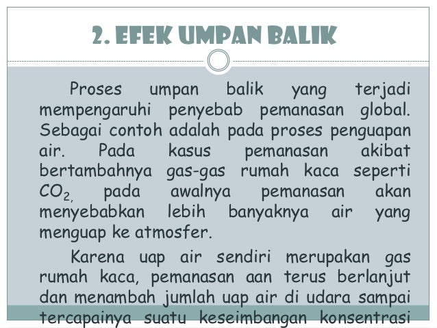 Efek umpan balik