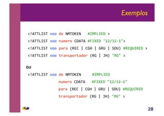 28
Exemplos
!"#$%%&'(%!)**!+,!-.%/01-!!!2'.3&'14!5!
"#$%%&'(%!)**!678,9*!:4$%$!2;'<14!=>?@A?B>=5!
"#$%%&'(%!)**!CD9D!EF1:!G!:HI!G!HFJ!G!(4JK!2F1LJ'F14!5!
"#$%%&'(%!)**!M9D6NC*9MD+*9!EFH!G!OIK!=FH=!5!
ou
!"#$%%&'(%!)**!+,!-.%/01-!!!!!2'.3&'14!!
! ! ! !!!!!!678,9*!:4$%$!!!2;'<14!=>?@A?B>=!
! ! ! !!!!!!CD9D!EF1:!G!:HI!G!HFJ!G!(4JK!2F1LJ'F14!!!
! ! ! !!!!!!M9D6NC*9MD+*9!EFH!G!OIK!=FH=!5!
 