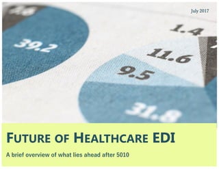 FUTURE OF HEALTHCARE EDI
A brief overview of what lies ahead after 5010
July 2017
 