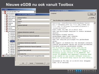 Nieuwe eGDB nu ook vanuit Toolbox
 