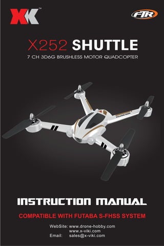 Dronehobby XK X252 manual